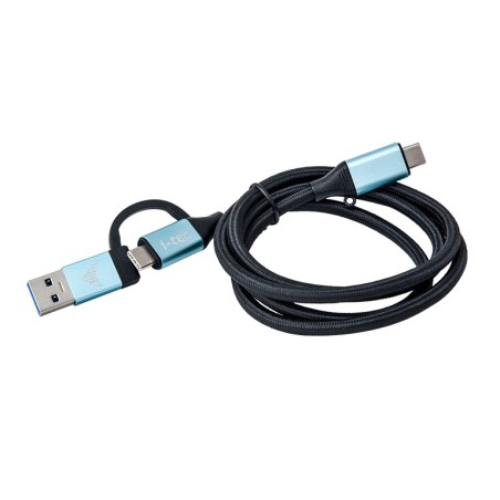 i-Tec USB Type-C Cable 1m Black - Durable, High-Speed Charging & Data Transfer (SKU: 8595611703089)